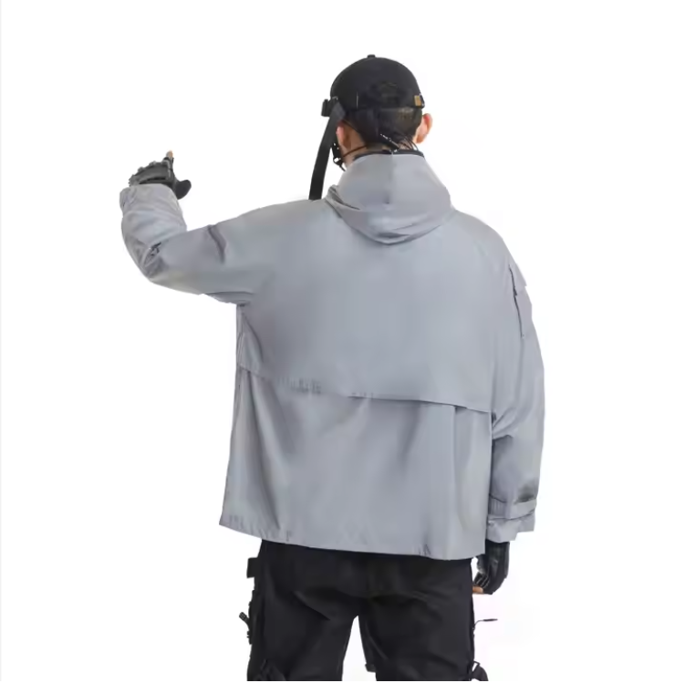 harness holdings reflective puffer jacket 